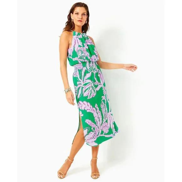 NWOT Lilly Pulitzer Gracelyn halter midi dress - Picture 12 of 16